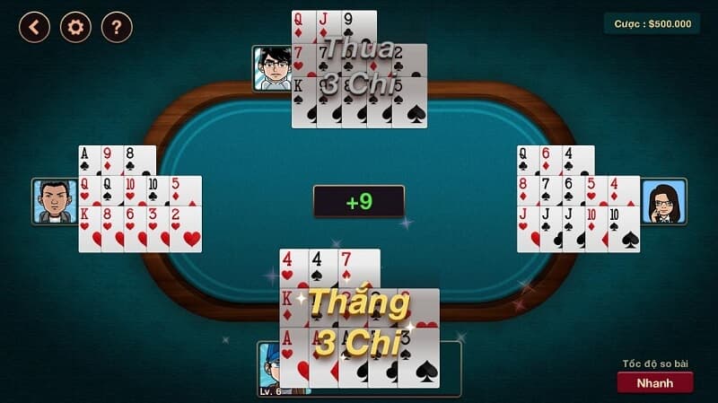 Cách tính chi game bài mậu binh